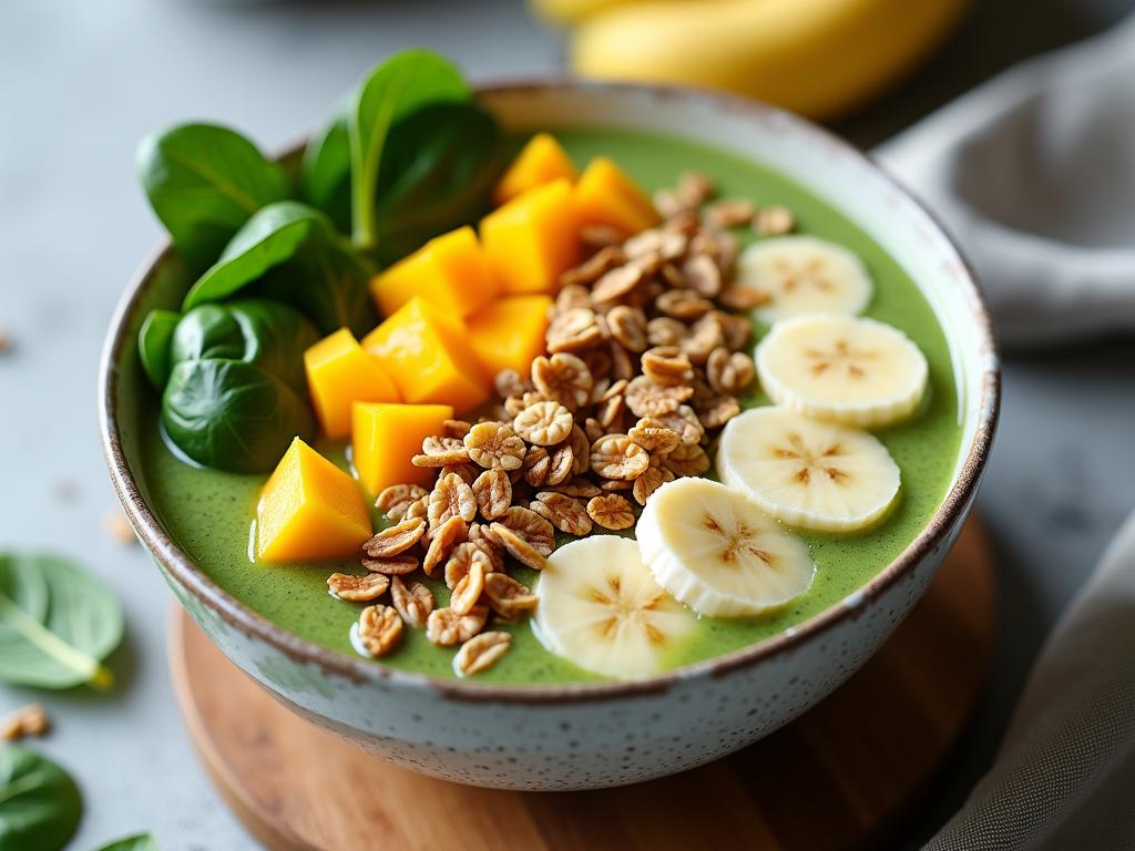 Overnight Power Oats topped with fresh berries and hemp seeds - vegan breakfast day 2